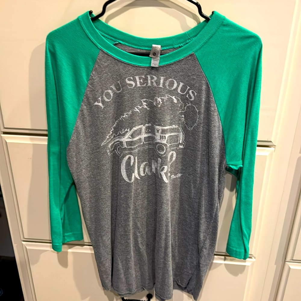 Jersey style long sleeve T-shirt